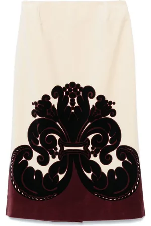 La DoubleJ Velvet pencil skirt