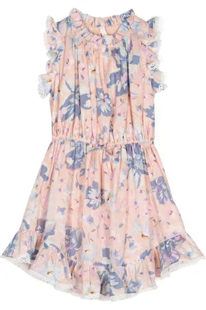 ZIMMERMANN Floral-print ruffled dress