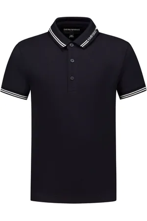 Emporio Armani Logo-embroidered collar polo shirt