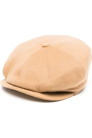 TAGLIATORE Textured baker boy hat