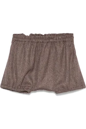 Babe And Tess Herringbone shorts
