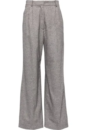 N.PEAL Florence Herringbone trousers