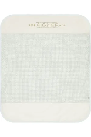 Aigner Logo-embroidered blanket