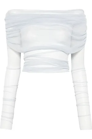 CHRISTOPHER ESBER Veiled silk top