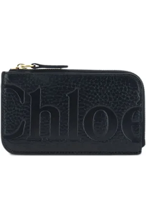 Chloé Logo-embossed card holder