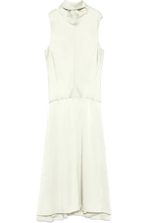 Jil Sander Satin maxi dress
