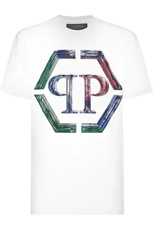 Philipp Plein SS Strass Hexagon T-shirt