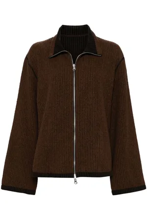 Low Classic Reversible soft zip-up jacket