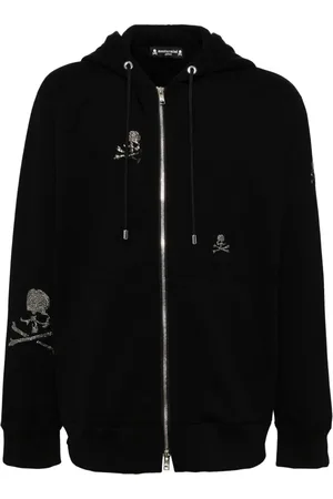 MASTERMIND JAPAN Crystal-embellished hooded jacket