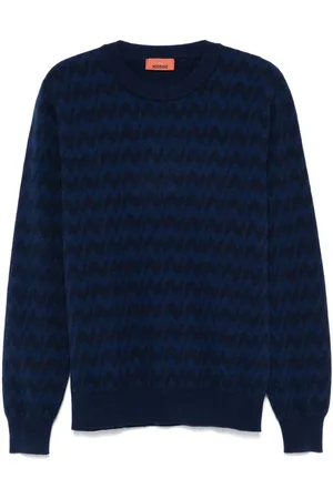 Missoni Zigzag-woven crew-neck sweater