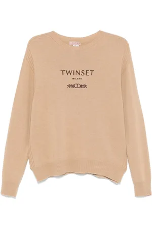 Twin-Set Logo-embroidered sweater
