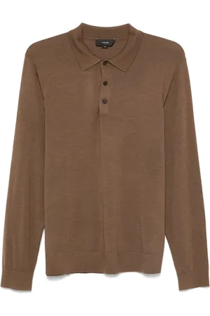 Vince Fine-knit polo shirt