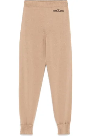 Twin-Set Logo-embroidered track pants