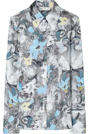 Tory Burch Floral-print silk shirt