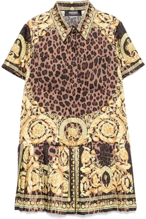 VERSACE Barocco-print dress