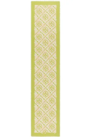 Tory Burch Double T monogram silk scarf