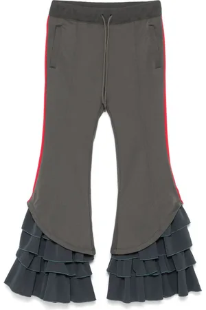 FACETASM Ruffled track pants
