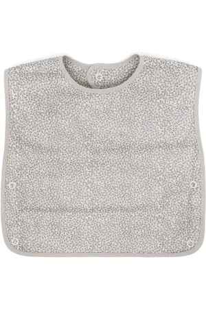 BONPOINT Leaf-print bib