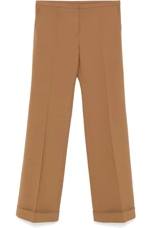 Serafini Raised-seam straight trousers