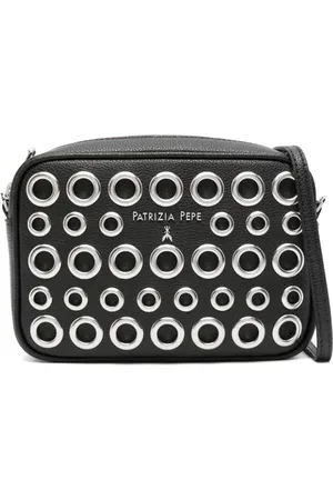 Patrizia Pepe Eyelet-embellished cross body bag