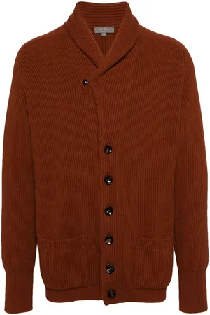N.PEAL Garrick Shawl cashmere cardigan