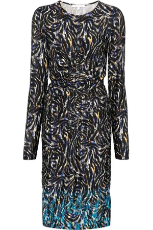 Patrizia Pepe Abstract-print midi dress