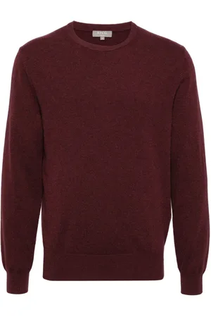 N.PEAL Oxford round neck jumper