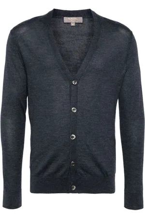 N.PEAL Curzon fine gauge cardigan