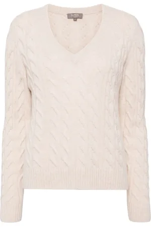 N.PEAL Cable-knitted jumper
