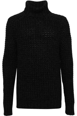 N.PEAL Chunky-knit roll-neck jumper