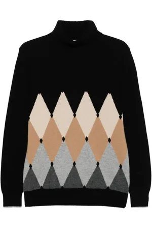 BALLANTYNE Diamond-pattern sweater