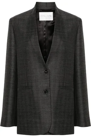 FORTE FORTE Single-breasted wool blazer