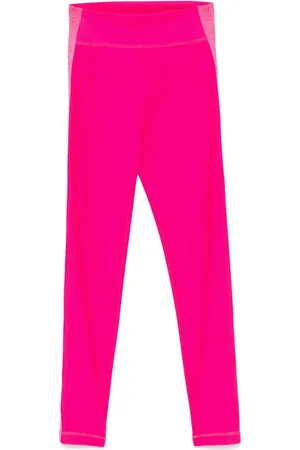 VERSACE Logo-trim leggings