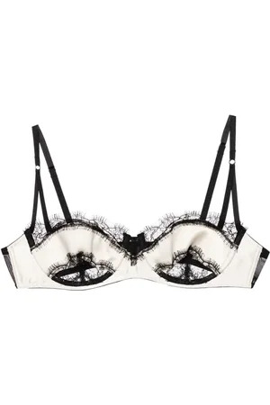 Kiki de Montparnasse Lace inset balconette bra