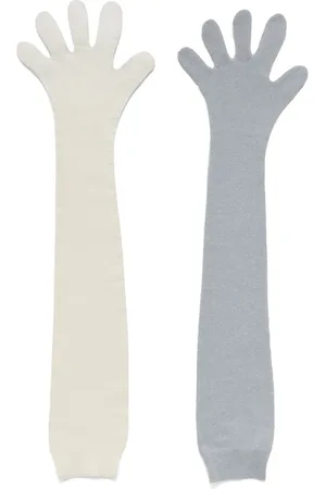 Marni Long two-tone wool gloves