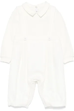 Il gufo Pleat-detail romper