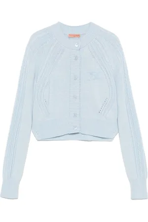 ERMANNO SCERVINO Logo-embroidered cardigan