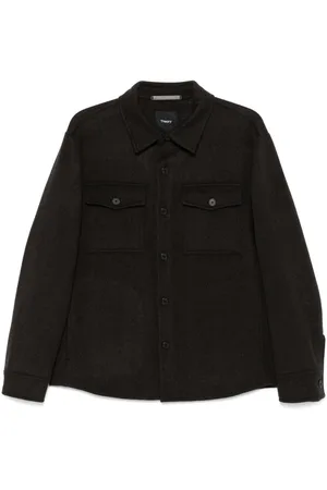 THEORY Brushed shirt jacket