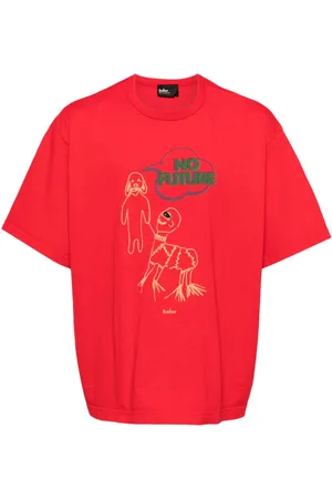Kolor Graphic-print cotton T-shirt