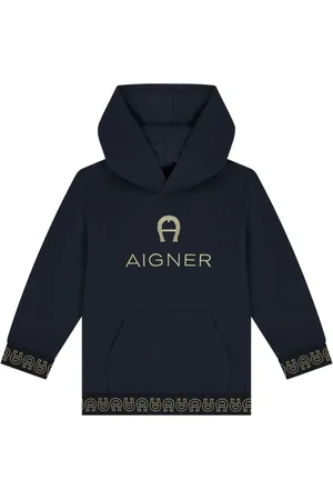 Aigner Logo-embroidered hoodie