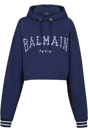 Balmain Gingham Paris hoodie