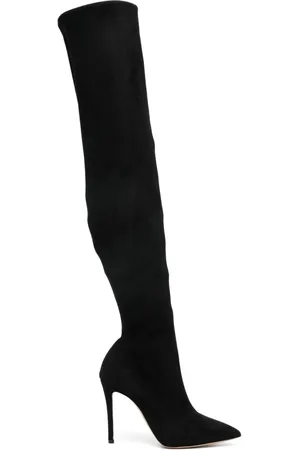 Casadei 105mm suede boots