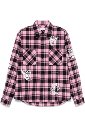 OFF-WHITE Character Check flannel shirt