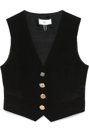 NISSA Decorative-buttons waistcoat