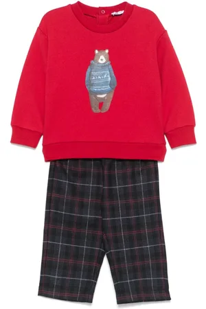 Il gufo Cotton trouser set