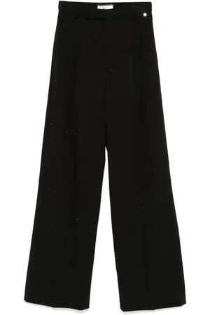NISSA Rhinestone-embellished trousers