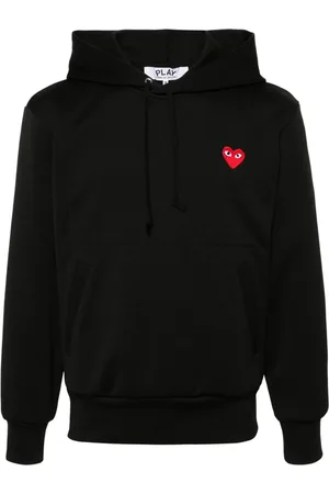 Comme des Garçons Heart-print pullover hoodie
