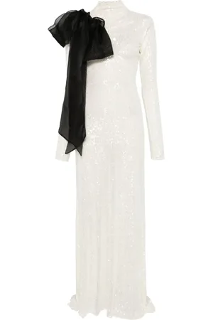 Atu Body Couture Draped-detail maxi dress
