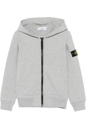 Stone Island Organic-cotton fleece hoodie