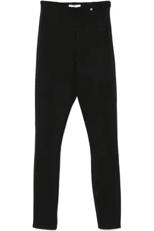 NISSA Rhinestone-embellished leggings